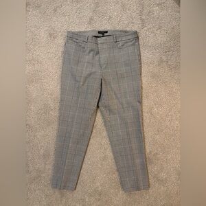 Banana Republic Black and White Checkered Pants